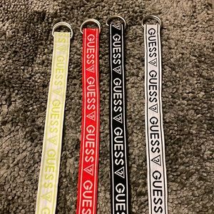 Guess belts (red sold, adjusted price for just other 3)
